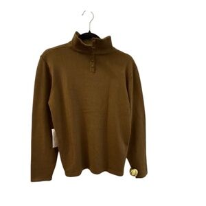 Doncaster brown turtleneck sweater.  Never worn. With tags. Size large